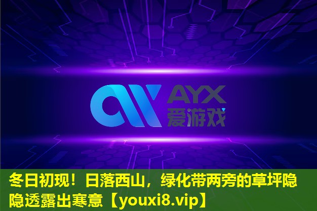 冬日初现!日落西山,绿化带两旁的草坪隐隐透露出寒意 冬日初现!日落西山,绿化带两旁的草坪隐隐透露出寒意