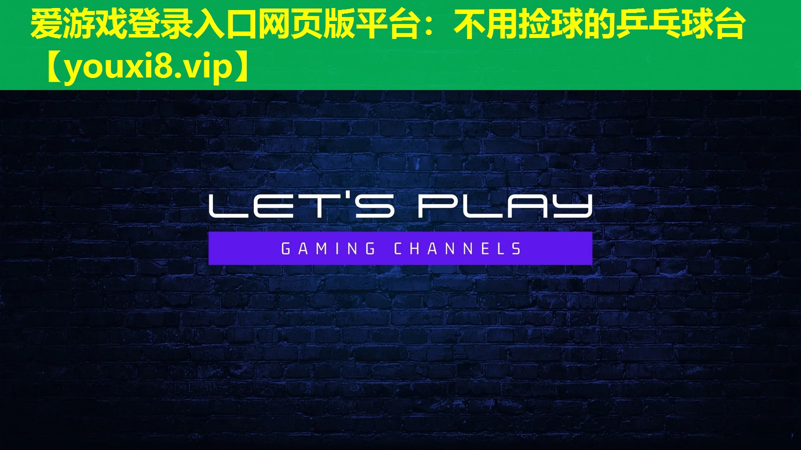 不用捡球的乒乓球台 不用捡球的乒乓球台